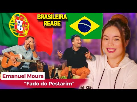 Brasileira Reage: Emanuel Moura - 'Tertúlia à Desgarrada l Fado do Pestarim' 🎶🇵🇹 #ReaçãoMusical