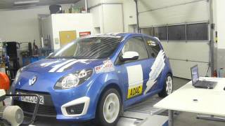 preview picture of video 'Renault Twingo 1.6 RS on MAXDYNO in Ludgerovice near Ostrava for the second time'