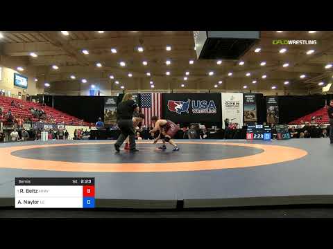 2018 Marine Corps US Open/Senior Women's Freestyle 68 Semis - Randyll Beltz (Army) Vs. Anna Naylor
