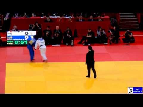 Judo 2013 Grand Slam Paris: Emane (FRA) - Espinosa (CUB) [-63kg]