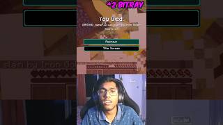 🥀 Kaushik ne Bitray kardia #minecraft #minecraftshorts
