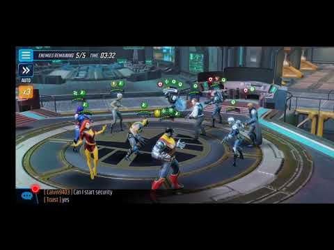War Offense - 386k Xmen vs 456k Coulson Shield - Marvel Strike Force