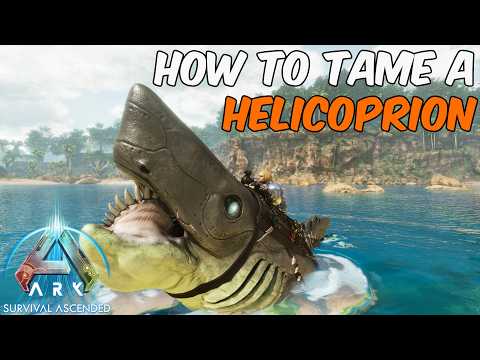 How To Tame a Helicoprion in ARK Survival Ascended + Full Ability Guide