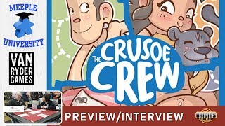 The Crusoe Crew Board Game – Overview and Interview at Origins 2019