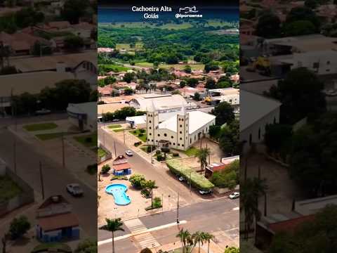 CACHOEIRA ALTA GOIÁS, PROJETO VISÃO AÉREA - VISTA GERAL DA CIDADE PARTE 01/04.