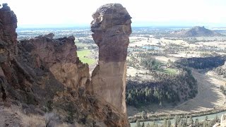 preview picture of video 'Drew Ruana redpointing Just Do It 5.14c at Smith Rock'