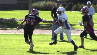preview picture of video 'Best Jukes Zapanta Great Catches Bruins vs Warriors AYL Football'