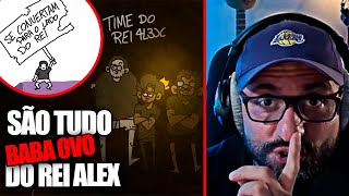 REAÇÃO DO FÁBIO AO VER O  TIME DO REI ALEX