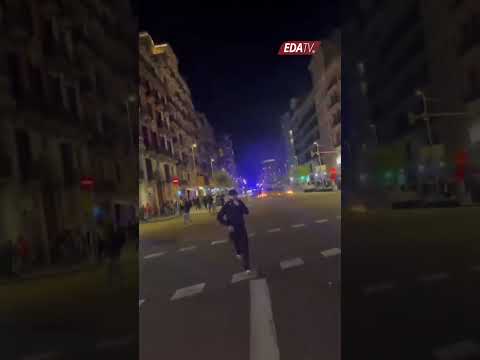 ¡ALERTA EN BARCELONA! Denuncian saqueos en comercios tras los disturbios en Europa