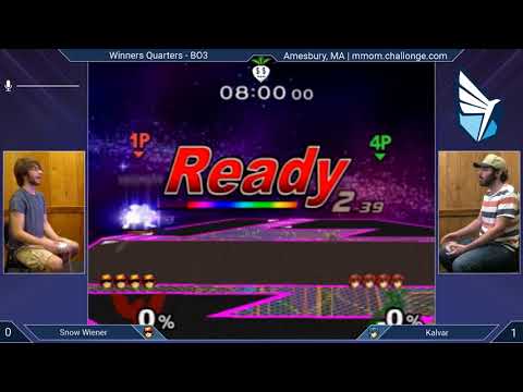 MMOM168 SSBM - Snow Wiener (C. Falcon) vs. Kalvar (Marth) - Melee WQF