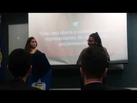 Final do torneio temático de debates SDD UFSC. WHIP da oposição.