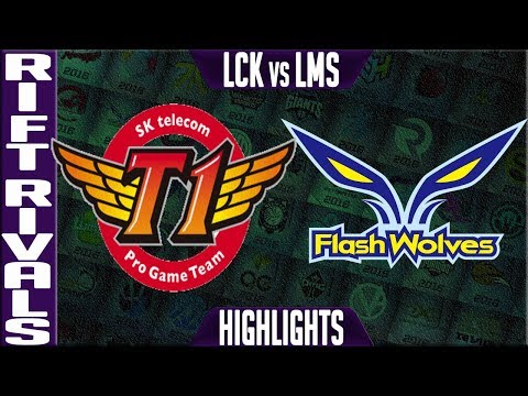 SKT vs FW Highlights | Rift Rivals 2019 LCK vs LMS Groups Day 1 | SK Telecom T1 vs Flash Wolves