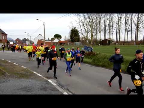 Corrida de Noël, à Neufvilles - 9 décembre 2017.