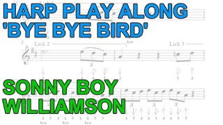 Harmonica Play along "Bye Bye Bird' + free harp tab!