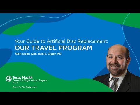 The Travel Program at the Center for Disc Replacement