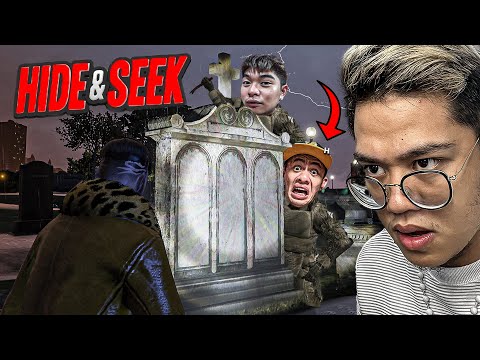 Hide and Seek sa SEMENTERYO ng GTA 5 - NAG TAGO SA LIBINGAN!
