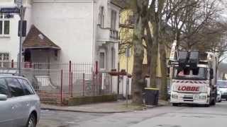 preview picture of video 'Iserlohn Müllwagen Front-Seitenlader 05.01.2015'