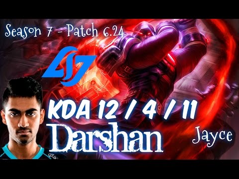 CLG Darshan JAYCE vs AKALI Top - Patch 6.24 NA Ranked