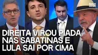 🔥Maiores gafes da direita nas sabatinas viram memes enquanto Lula dá aulas e sai por cima🔥