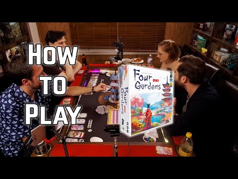 How To Play Four Gardens by Arcane Wonders - Board Games Live Teach