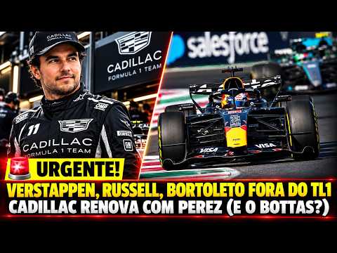 VERSTAPPEN, BORTOLETO, RUSSELL FORA DO TL1 DO MEXICO | CADILLAC RENOVA COM PEREZ | FORMULA 1