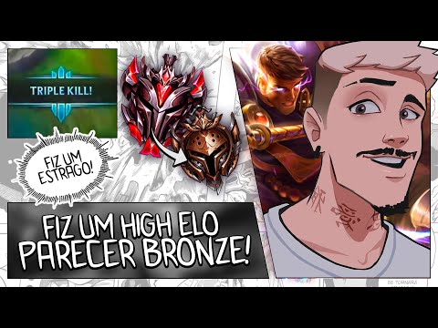 FIZ UM HIGH ELO PARECER BRONZE! WILD RIFT