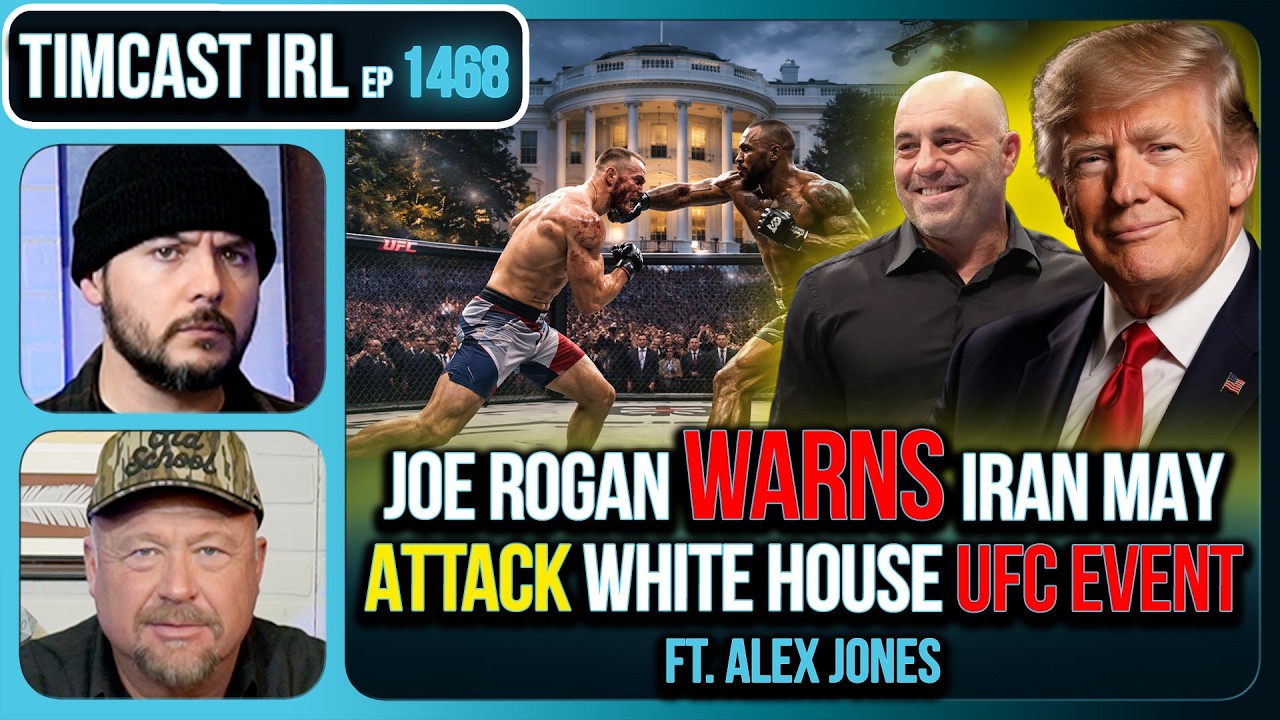 Joe Rogan WARNS Iran May ATTACK White House UFC Event | Timcast IRL w/ Alex Jones