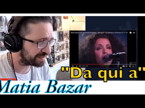METALHEAD REACTS| Matia Bazar - "Da qui a" (Live Monaco di Baviera)