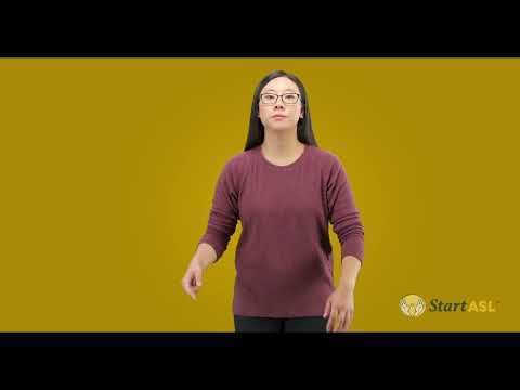 Video thumbnail: How to sign Watch in ASL