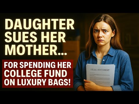 Daughter Sues Her Mother For Spending Her College Fund On Luxury Bags