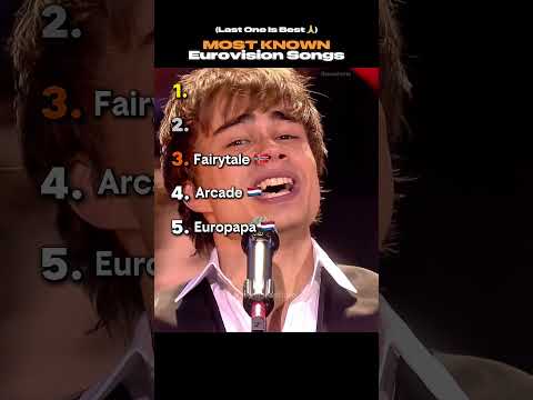 Ranking the MOST KNOWN Eurovision Songs #eurovision #ranking #viral #trending