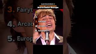 Download lagu Ranking the MOST KNOWN Eurovision Songs #eurovision #ranking #viral #trending mp3