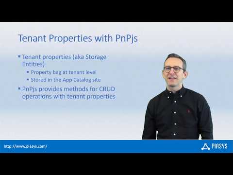 Episode #94 - Tenant Properties with PnPjs