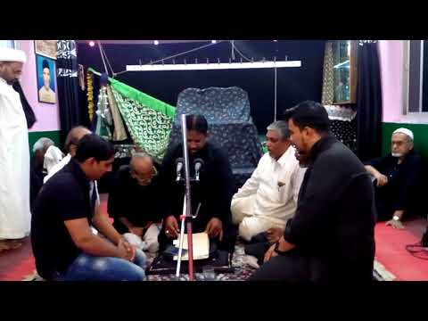 Marsiya by Sukhanwar Hussain wa Humnawa 28 Safar 1439(Raipur Azadari)