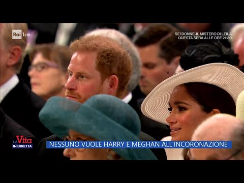 Nessuno vuole Harry e Meghan all'incoronazione - La vita in diretta 28/02/2023