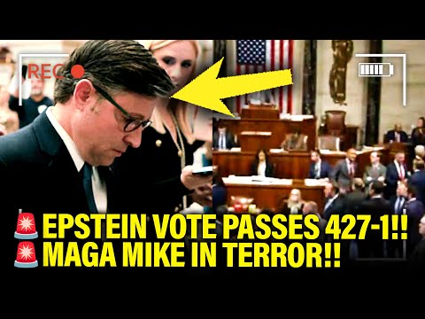 MAGA Mike IN UTTER TERROR as Epstein VOTE PASSES