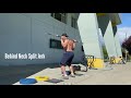 Behind Neck Split Jerk with Empty Bar 挺舉技術 | #AskKenneth