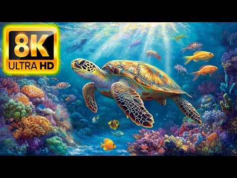 Underwater World 8K ULTRA HD – Marine Life, Sea Animals and Coral Reef