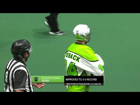 GAME RECAP - Saskatchewan Rush vs Rochester Knighthawks.