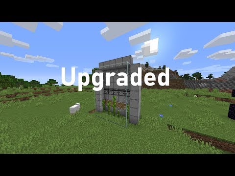 Minecraft: How to upgrade semi-auto bamboo farm to full auto. (1.16+)