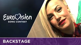 Poli Genova (Bulgaria) rehearses If Love Was A Crime