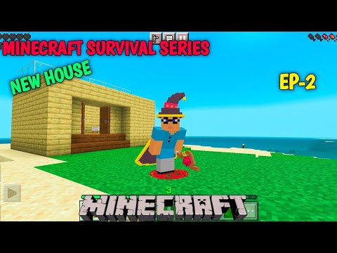 Ultimate Minecraft Survival EP 2: House & Iron Armor