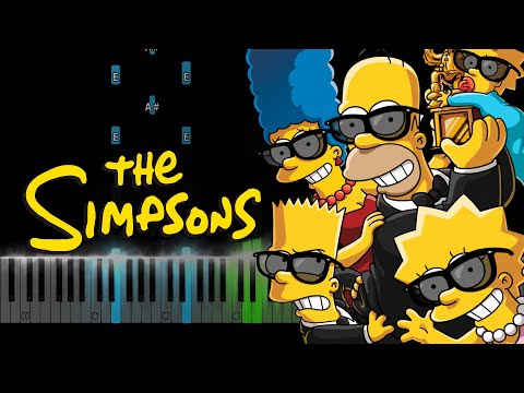The Simpsons Theme Song Piano Tutorial