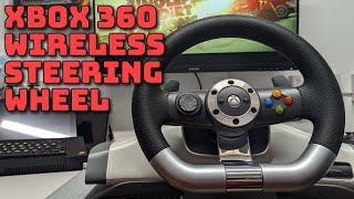 Xbox360 Wireless Steering Wheel - Great addition to your Xbox collection