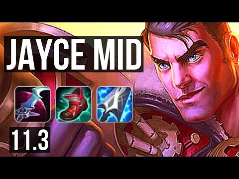 JAYCE vs SYNDRA (MID) | 5/0/8, 500+ games | KR Diamond | v11.3