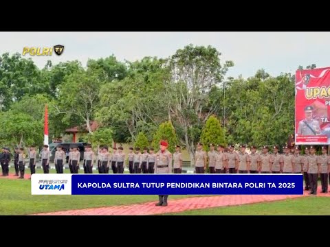 POLDA SULTRA GELAR PELANTIKAN DIKTUKBA POLRI T.A 2025