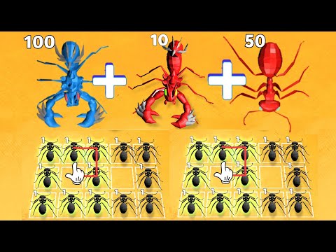 MERGE ANT: Insect Fusion - Merge Master Gameplay (Part 01) Merge Battles
