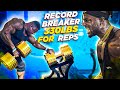 Smashed the Record for Rowing the Golds Gym Golden 330Lbs Dumbbell and I did it BELTLESS