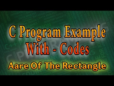 C Program To Find Area Of The Rectangle Using || C Programming Examples #dwm#dowithme#cprogramming