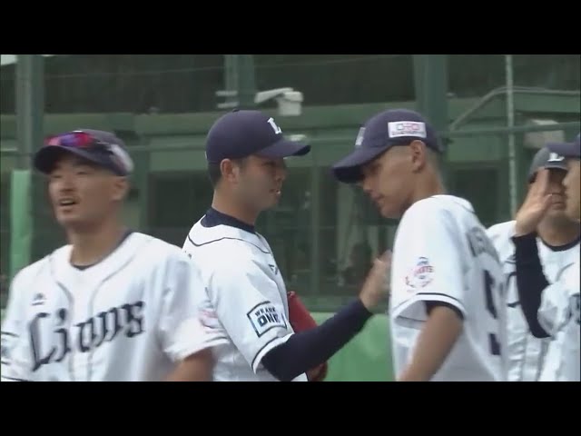 【ファーム】ライオンズ・大石 復帰登板で3者凡退に抑える!! 2019/5/29 L-E(ファーム)